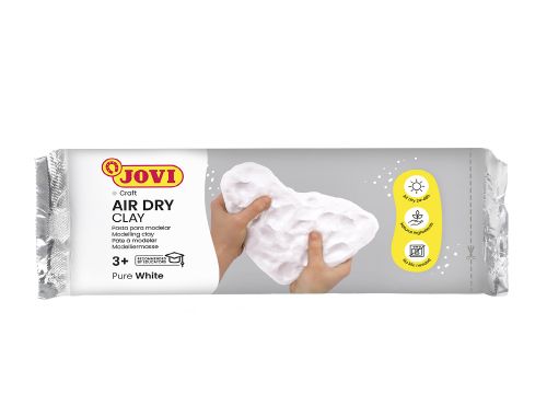 Pasta para modelar jovi 500 gr branco , Jovi , 20954 , 8412027001267